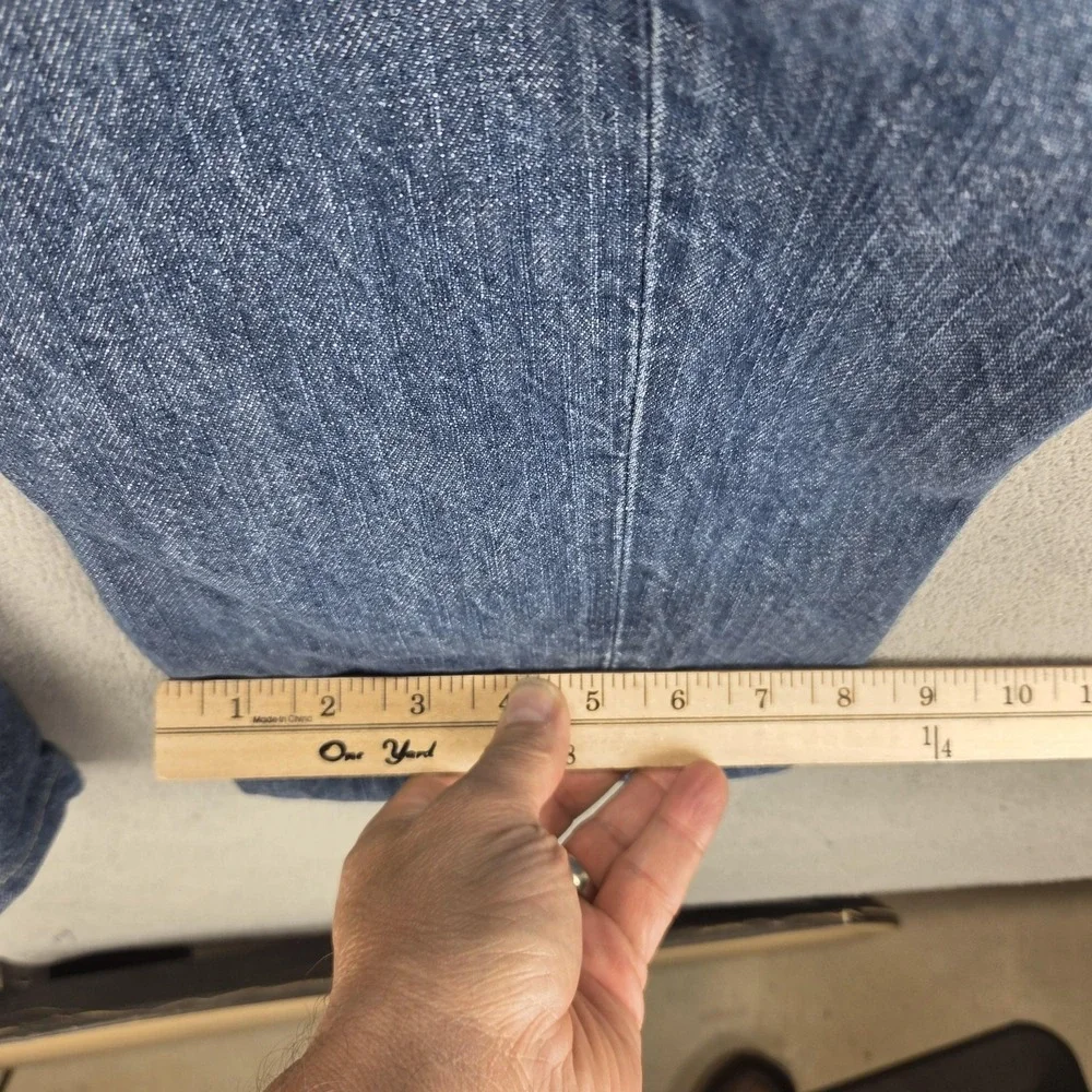 VTG Levis Engineered Jeans Mens Blue Twisted Button Fly Medium Wash Fits 34x30